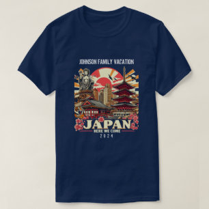 Japan Vacation Individuelle Name Jahr Matching T-Shirt