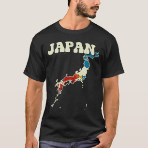 Japan Vintag Japanisches Land Regenbogen Retro 70e T-Shirt