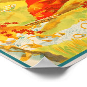 Japan - Vintage Herbstreise Poster (Ecke)