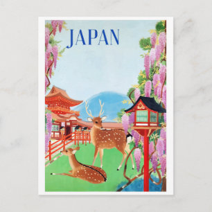 Japan Vintage Japan Reiseplakat Postkarte