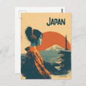 Japan vintage postkarte (Vorne/Hinten)