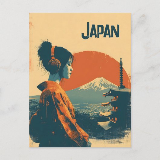 Japan vintage postkarte (Vorderseite)
