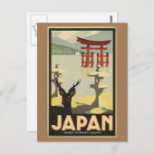 JAPAN Vintage Postkarte (Vorne/Hinten)