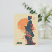 Japan Vintage Postkarte (Stehend Vorderseite)