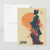 Japan Vintage Postkarte (Vorne/Hinten)