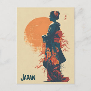 Japan Vintage Postkarte