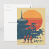 Japan Vintage Postkarte (Vorne/Hinten)