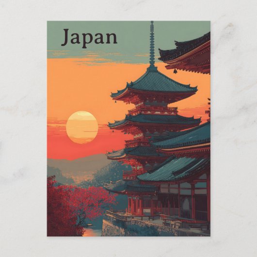 Japan vintage postkarte (Vorderseite)