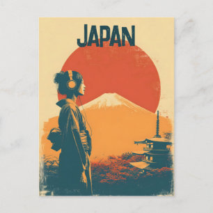 Japan Vintage Postkarte