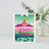 Japan, Vintage Postkarte (Stehend Vorderseite)