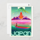 Japan, Vintage Postkarte (Vorne/Hinten)