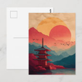 Japan Vintage Postkarte (Vorne/Hinten)