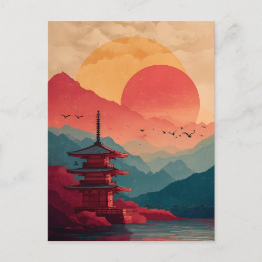 Japan Vintage Postkarte (Vorderseite)