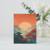 Japan vintage postkarte (Stehend Vorderseite)