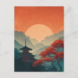 Japan vintage postkarte