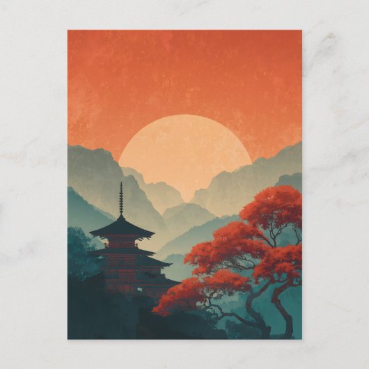 Japan vintage postkarte (Vorderseite)