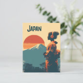 Japan Vintage Postkarte (Stehend Vorderseite)