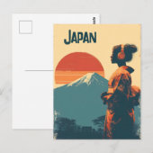 Japan Vintage Postkarte (Vorne/Hinten)