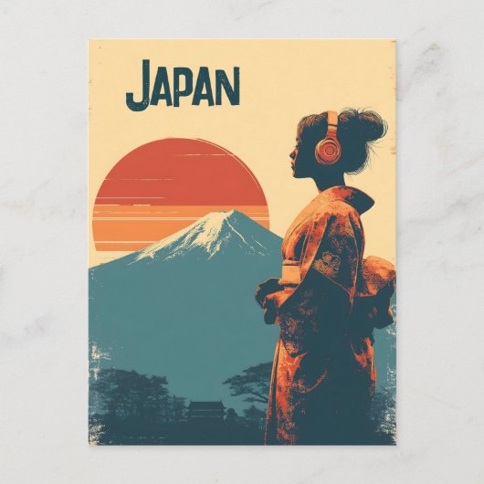 Japan Vintage Postkarte (Vorderseite)
