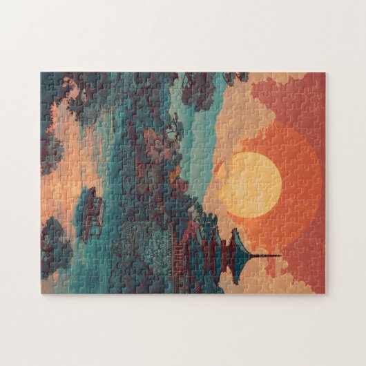 Japan vintage puzzle (Horizontal)