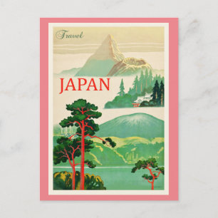 JAPAN Vintage Reise Postkarte