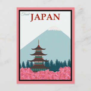 JAPAN Vintage Reise Postkarte
