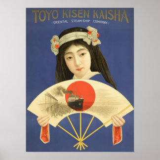 Japan Vintage Reiseplakat Poster