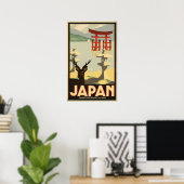 Japan Vintage Travel Poster (Heimbüro)