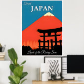 Japan Vintage Travel Poster (Heimbüro)