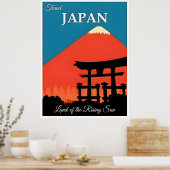 Japan Vintage Travel Poster (Küche)