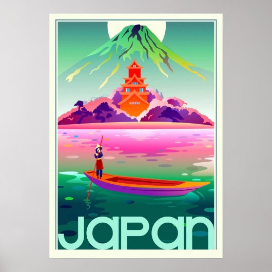 Japan, vintage travel poster (Vorne)