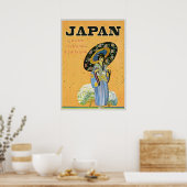 Japan Vintage Travel Poster (Küche)