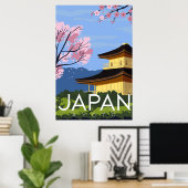 Japan Vintage Travel Poster (Heimbüro)