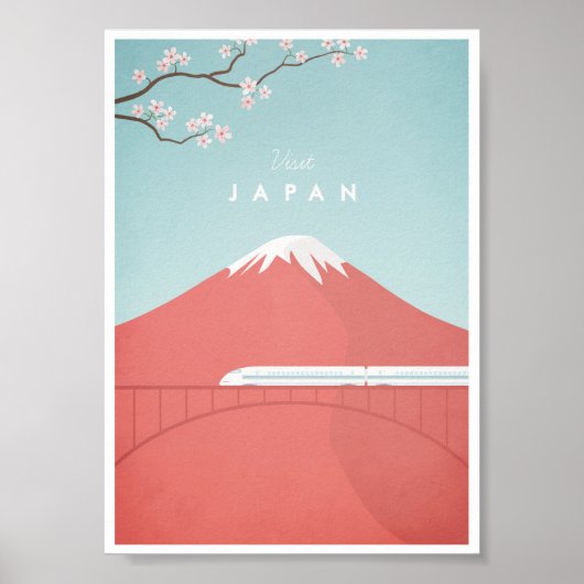 Japan Vintage Travel Poster (Vorne)