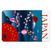 Japan Vintage Travel Poster l Mount Fuji Magnet (Horizontal)