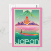 JAPAN Vintage Travel Postkarte (Vorne/Hinten)