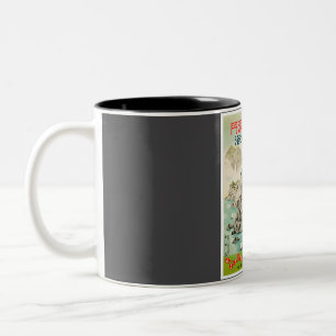 Japan Vintage Travel Zweifarbige Tasse