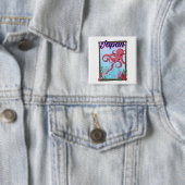 Japan Vintages Reiseplakat Button (Beispiel)