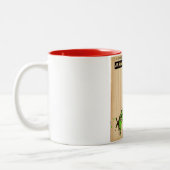 Japan Vintages Reiseplakat Zweifarbige Tasse (Links)