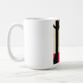 Japan Vintages Waldfahrplakat. Kaffeetasse (Links)