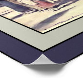 Japan Wasserfarbe ~ "The Bill of The Play" ~ 1901  Poster (Ecke)