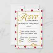 JAPAN Wedding Celebration UAWG Response Card RSVP Karte (Vorderseite)