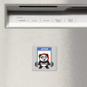 Japan Weightlift Panda Magnet (In Situ (Geschirrspüler))