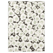 Japan Weiße Blume Blumengarten Klemmbrett (Rückseite)