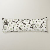 Japan Weiße Blume Blumengarten Seitenschläferkissen (Rückseite)