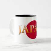 JAPAN ZWEIFARBIGE TASSE (Vorderseite Links)