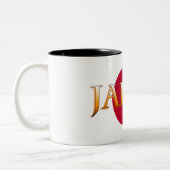 JAPAN ZWEIFARBIGE TASSE (Links)