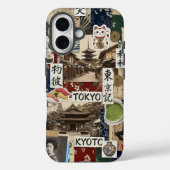 Japancore Collage Japanische Ästhetik Kunst Case-Mate iPhone Hülle (Rückseite)