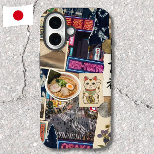 Japancore Collage Japanische Food Kultur Kunst iPhone 16 Hülle