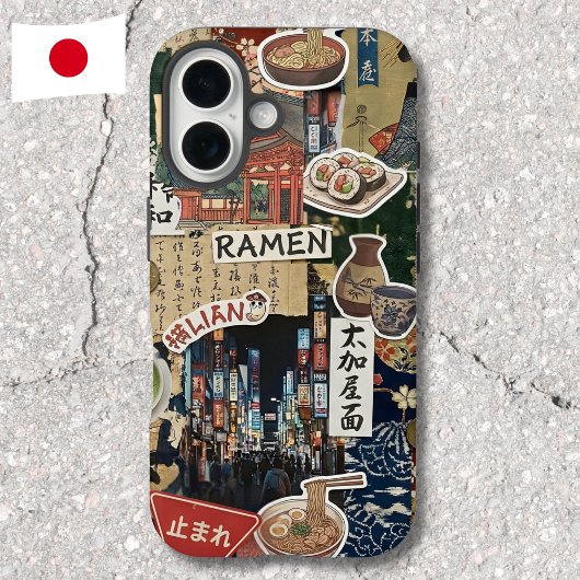 Japancore Collage Japanische Scrapbook-Kunst Case-Mate iPhone Hülle